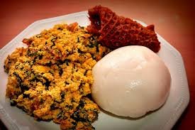 POUNDO EGUSI WITH TURKEY OR CHICKEN